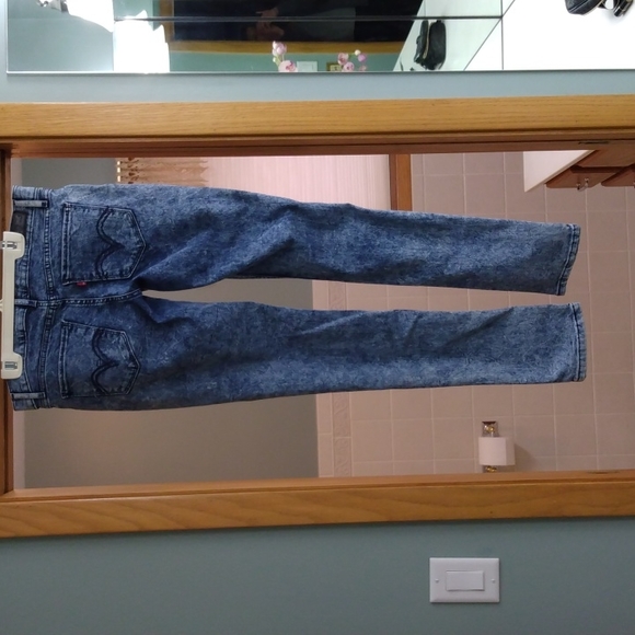 LEVI'S 504 SKINNY STRETCH JEANS SIZE 7 OR 28X32 - Picture 4 of 8